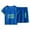Blue, variant on Multi-Colors Toddler Boys Outfits Short Sleeve Suit Summer Sports Suit Girls Basketball T Shirt + Shorts Football Suit Sets Outfits,2-Piece,