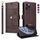thumbnail image 1 of FOXDOCK Funda tipo Cartera para iPhone 14 Pro Max – Cubierta de Cuero PU con Múltiples Ranuras, Bolsillo para Efectivo y Correa de Muñeca, 1 of 6