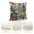 thumbnail image 4 of Flower Throw Pillow Cover,Blooming Flower Soft Square Cushion Case Covers Home Decor for Couch Sofa Bedroom Car Office  Pillowcases, 4 of 5