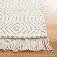 thumbnail image 3 of SAFAVIEH Marbella Rosanne Diamond Area Rug, Ivory/Black, 6' x 9', 3 of 8
