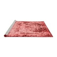 thumbnail image 2 of Ahgly Company Machine Washable Indoor Rectangle Abstract Red Modern Area Rugs, 7' x 10', 2 of 4