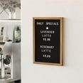 thumbnail image 2 of Flash Furniture Gracie 12x17" 389 PP Letters Wood Letter Board in Torched/Black, 2 of 7