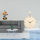 thumbnail image 2 of Soporte de papel higiénico,Porta toallas de papel de encimera,Reloj de pared,Reloj de pared decorativo para sala de estar,silencioso,Reloj de pared de madera con decoración moderna, 2 of 8