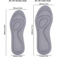 thumbnail image 1 of 2 pares de plantillas de esponja para hombres y mujeres, plantillas deportivas de esponja unisex LingWen 8390612393396, 1 of 1