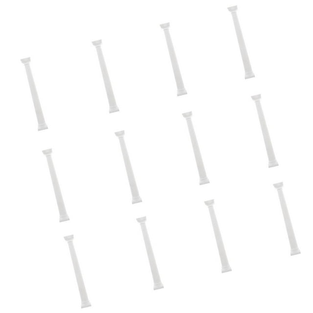 12 piezas de columna griega antigua con flores, columna decorativa, pilares, pedestal 9