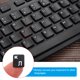 thumbnail image 5 of Etiquetas de teclado en inglés y ruso de Uxcell, cubierta universal de teclado mate, fondo negro con letras blancas, paquete de 2, 5 of 5