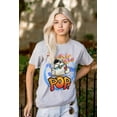 thumbnail image 3 of Airbrushed Tootsie Roll Pop Mascot Unisex Plus Size Graphic Tee Brisco Brands 2X, 3 of 5