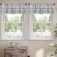 thumbnail image 2 of LALILO Kitchen Curtain Valance Ethnic Boho Tribal Rod Pocket Window Curtain 52"x 18" Set of 2, 2 of 7