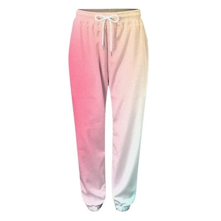 

KaLI_store Scrub Pants For Women Capri Sweatpants for Women Casual Capri Pants Capri Joggers Sports Pants Cropped Joggers with Pockets