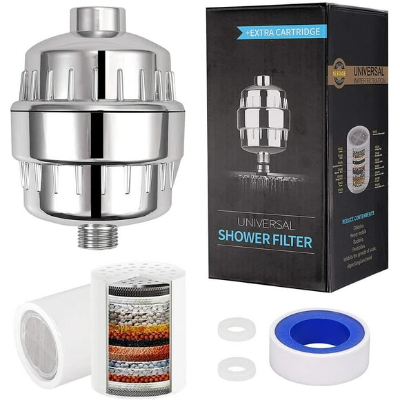 CEHVOM Shower Filter, 15 Level High Output Universal Replaceable Water Purifier, Shower Shower Set Replaceable Filter Water Purifier Clearance