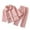Pink, variant on Kids Christmas Pajamas Kids Santa Pajamas Crewneck Long Sleeve Top Pants Outfits for The Holidays Boys Size Pajamas 8-9 Years