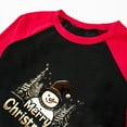 thumbnail image 5 of Odeerbi Christmas Pajamas for Family Holiday Long Sleeve Family Christmas Pajamas Matching Sets Dad Printed Loungewear Top Pants Set Two-Piece Sleepwear Xmas PJs Set Red, 5 of 6