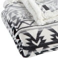 thumbnail image 3 of Eddie Bauer Clyde Hill Stripe Grey Ultra Soft Plush Fleece 60X50 Throw, 3 of 5