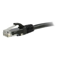 C2G 7ft Cat6a Snagless Unshielded (UTP) Ethernet Cable - Cat6a Network Patch Cable - Black - Patch cable - RJ-45 (M) to RJ-45 (M) - 2.13 m - UTP - CAT 6a - molded, snagless - black