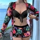 thumbnail image 2 of Gibobby Conjunto de bikini sexy Conjunto de Bikini Sexy de 3 piezas para mujer, traje de baño cubierta, Bikinis de cintura alta para mujer, traje de baño(Negro,XL), 2 of 4
