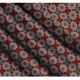 thumbnail image 3 of Soimoi Red Cotton Voile Fabric Artistic Flower Mandala Printed Craft Fabric by the Yard 56 Inch Wide, 3 of 7