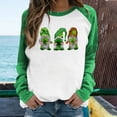 thumbnail image 2 of Pntutb St. Patricks Day Womens Casual Long Sleeve Print Ladies Sweatshirts Tops, 2 of 4