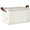 White Daisy, variant on Foldable Iron Frame Open Home Storage Bins 16.9×11.4×10 Inch Waterproof Nice Cube Shelf Baskets Yellow-anchor