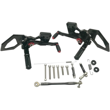 Hotbodies Racing 51602-2500 Fully Adjustable Rearset - Black