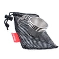 thumbnail image 3 of EeaseMX Juego de 4 vasos de vino de acero inoxidable con bolsa de malla, minivasos portátiles con asa, para exteriores y hogar (colores surtidos)., 3 of 8