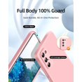 thumbnail image 2 of 3 in 1 for Samsung Galaxy S20 FE 5G Case, with 2 Pack Screen Protector, with Full Camera Cover Protection，Liquid Silicone Slim Shockproof Protective Phone Case [Microfiber Lining] (Pink)…, 2 of 12