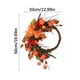 thumbnail image 2 of Coronas de Acción de Gracias con hojas, pulpa, fruta y calabaza | Adornos para puerta para el festival de otoño, ideales para el hogar, fiestas o proyectos escolares., 2 of 2