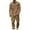 Khaki, variant on TBWNWG Men's Lined Workwear Outfit Set Jacket Shirt and Utility Pants for Cold Weather Comfort,Sizes 3XL