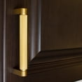 thumbnail image 5 of GlideRite 5" Screw Spacing Satin Gold Solid Knurled Bar Pull Cabinet Hardware Handle, 5 of 5