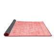 thumbnail image 2 of Ahgly Company Indoor Round Abstract Red Contemporary Area Rugs, 8' Round, 2 of 4