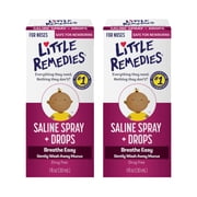 Little Remedies Little Noses Saline Spray/Drops 1 oz (Pack - 2)