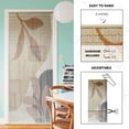 thumbnail image 4 of Decorative Beaded Door Curtain - Beige Autumn Leaves Design, 36 x 79 Inches, Natural Bamboo Beads for Doorways, Room Dividers and Home Decor - Handcrafted, Easy to Install, 4 of 8