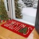 thumbnail image 2 of Felpudo navideño rojo de Mat Outdoor Decor, felpudo de bienvenida navideño para exteriores, felpudo para interiores, felpudo navideño para exteriores para puerta de entrada, 16 "x 24", 2 of 8