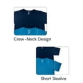 thumbnail image 3 of Ben Din Clothing 2 Pack Men's Cotton T-Shirt Casual Crew-Neck Tee, 3 of 5