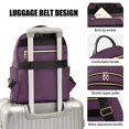 thumbnail image 4 of JIALIOU Mini Backpack Purse for Women Quilted Casual Daypack Small Travel Shoulder Bag, Magenta Purple, 4 of 7