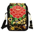 thumbnail image 2 of Hxlamzoo Home Supplies Clearance Yunnan Ethnic Style Embroidery Bag for Women Embroidered Body Mini Bag Flip Phone Bag, 2 of 5