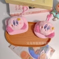 thumbnail image 3 of Kirby Plush Coin Purse Key Card Holder Pink Star Hanging Storage Bag, 3 of 6