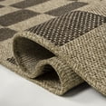 thumbnail image 6 of JONATHAN Y FXV200B-5 Mason Smart Jute Geometric Boho Checker Weave Natural/Brown 5 ft. x 8 ft. Indoor/Outdoor Area Rug, 6 of 9