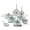Mint Green, variant on T-fal Easy Care 18 Piece Ceramic Nonstick Cookware Set, Pots and Pans, Red