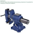 thumbnail image 4 of findmall 5 Inch Heavy Duty Multi-jaw Vise Multipurpose Vise Bench Vise 360-degree Rotation Clamp on Vise with Swivel Base and Head Fit for Home or Industrial Craftsmen, 4 of 6