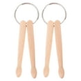 thumbnail image 1 of Raindrops 2Set Miniature House Keychain Drumstick Design For Car And Home, 1 of 8