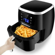 Air Fryer, 6 Quart Digital Air Fryer Electric Hot Airfryer Oven Oilless Cooker with LCD Screen and Nonstick Frying Pot, ETL/UL Certified 1700W, Dishwasher Safe, BPA-Free, Black