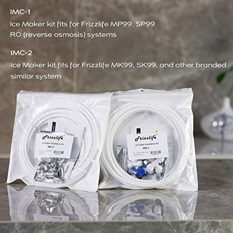 IMC-1 Ice Maker Fridge Water Line Installation Kit Fits For 1/4