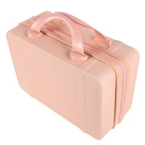Hemoton Small Makeup Suitcase Makeup Carrying Case Portable Makeup Case Makeup Organizer Case Travel Makeup Organizer Cosmetic Case
