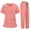 Pink, variant on Fgvctg Womens Scrub Sets Plus Size Medical Scrub Sets Stretchy V-Neck Yoga Scrub Pants and Tops Scrub Joggers Nursing Scrubs Tall Scrubs Sets Yellow S