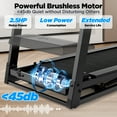thumbnail image 4 of Qvamodo Smart PortableTreadmill w/ Incline for Home, 2.75HP Brushless Motor, 300 lbs Capacity, 3-Level Incline, 7.5MPH, Bluetooth App Control, 64 Programs, Ultra-Quiet for Home & Office, 4 of 7