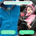 thumbnail image 3 of Cuddle Club Winter Jacket Kids Fleece Sweatshirt Full Zip Hoodie for 5T, Black & Blue Bear 2-Pack, 3 of 6