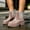Coffee, variant on Women's Ankle Rain Boots, Glossy Waterproof Multi-Weather Pull-On Deep-Tread Sole Easy-Care Shoes Green 7