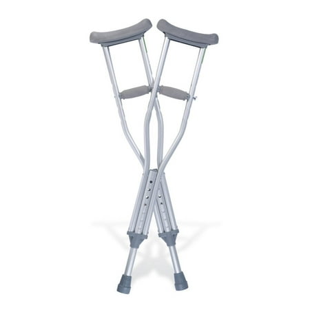 Push-Button Aluminum Crutches - G53314-8H