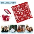 thumbnail image 6 of Winter Snowflake Fluorescent Light Covers Christmas Retro Red Background Magnetic Light Filters Ceiling Lighting Panel Shade for Classroom Office Home 2 x 4 ft, 2 Pack, 6 of 9