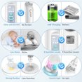 thumbnail image 6 of Nasal Aspirator for Baby, Electric Nose Booger Sucker,Automatic Nose Cleaner USB Rechargeable with 3 Silicone Tips, 5 Suctions Power, Music & Colorful Light Soothing Function for Infants Newborn Kids, 6 of 9